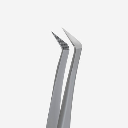 Professional eyelash tweezers with fiber tips EXPERT 44 TYPE 12 (L-shaped, 65′) image 2