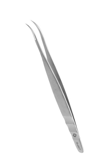 Professional eyelash tweezers EXPERT 40 TYPE 7 (curved) image 1
