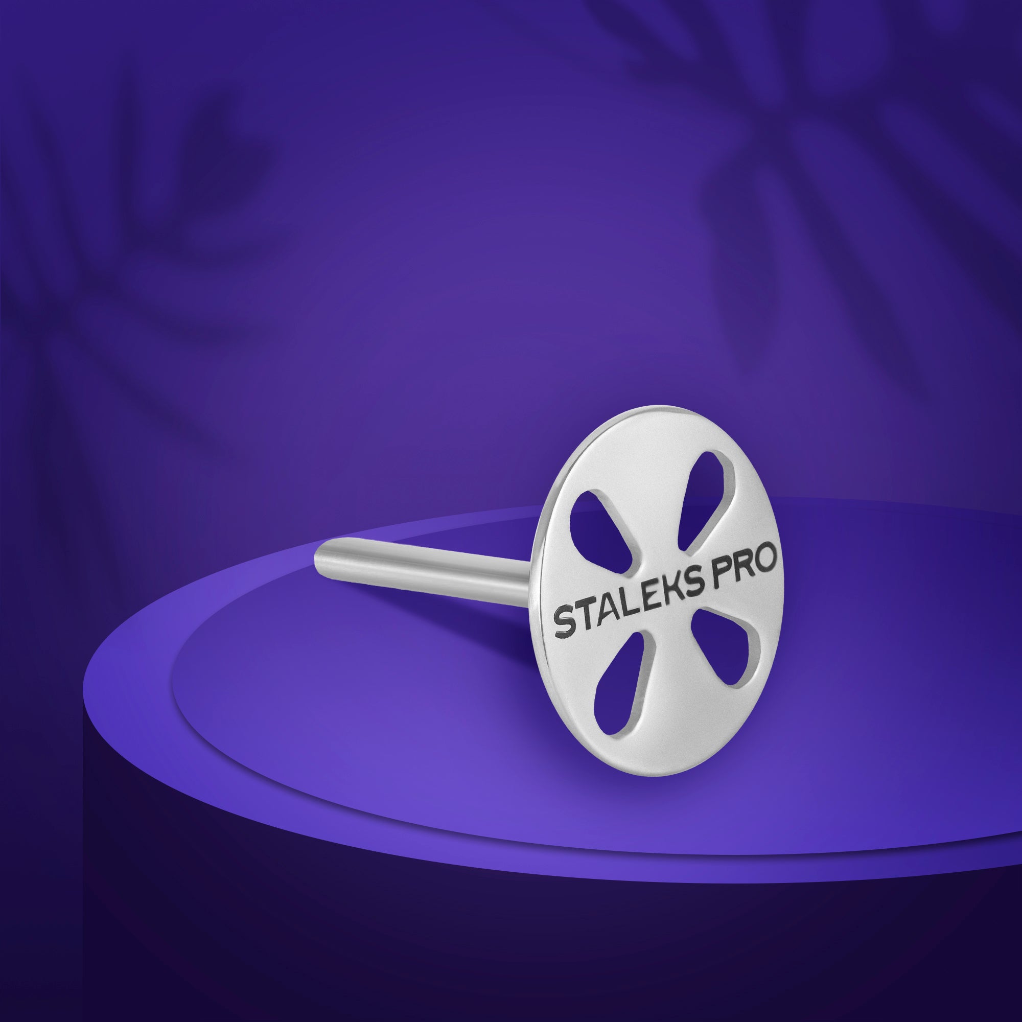 Pedicure disc PODODISC STALEKS PRO L and set of disposable file 180 grit 5 pc (25 mm) image 0