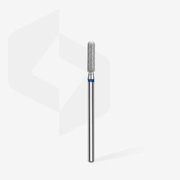 Diamond nail drill bit rounded cylinder blue EXPERT head diameter 2,5 mm / working part 10 mm image 1