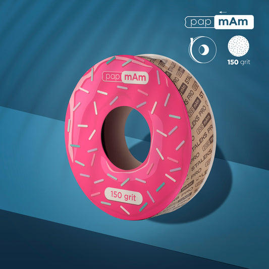 Refill roll for nail file papmAm (without plastic case) Bobbinail STALEKS PRO 150 grit  (7meters) image 0