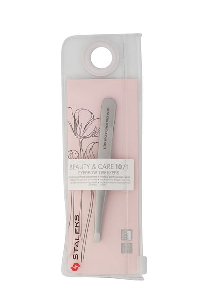Eyebrow tweezers BEAUTY &amp; CARE 10 TYPE 1 (wide straight) image 4