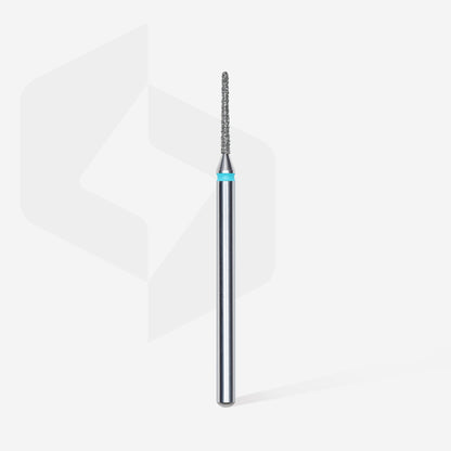 Diamond nail drill bit, "needle", blue, head diameter 1 mm/ working part 10 mm image 1