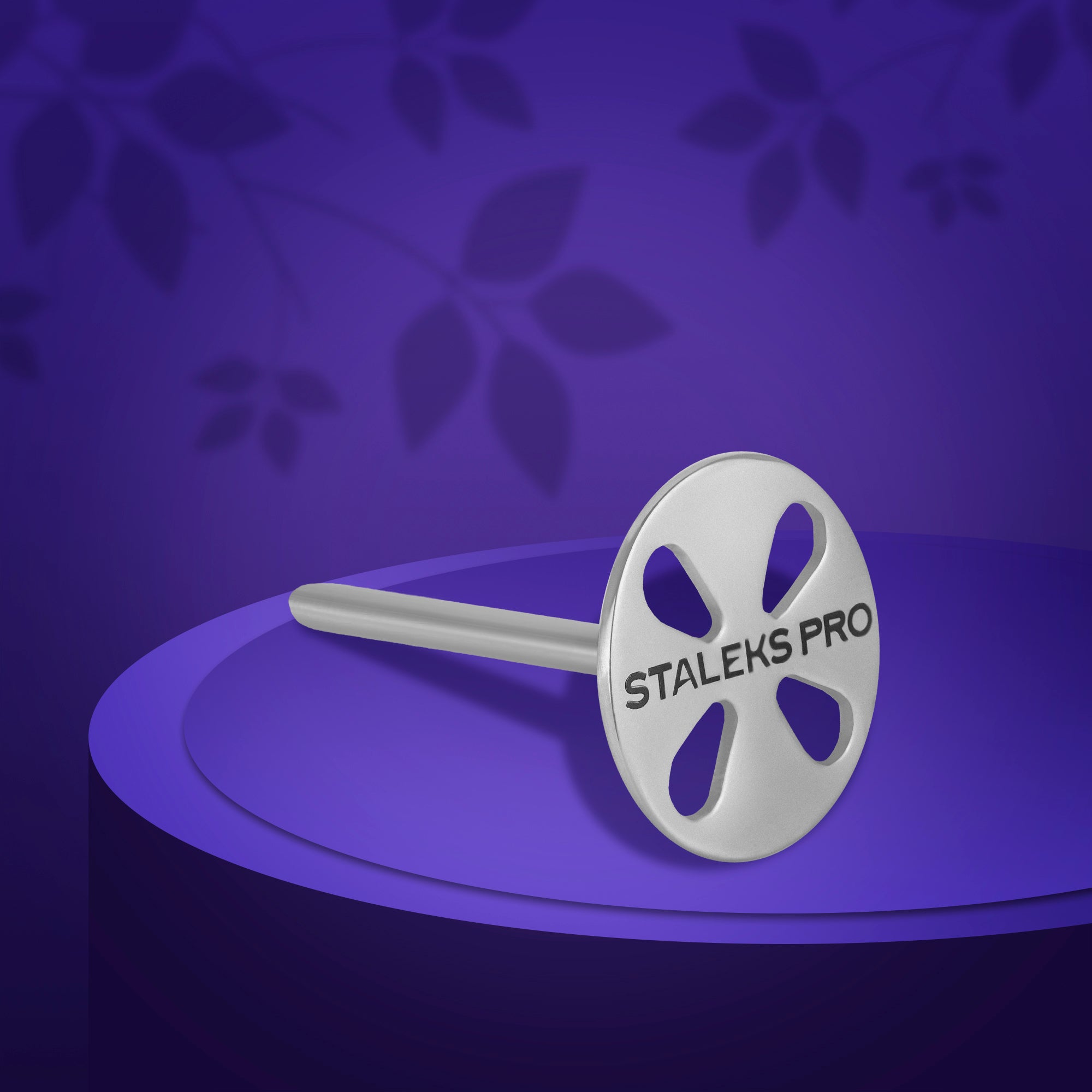 Elongate pedicure disc PODODISC STALEKS PRO L and set of disposable file 180 grit 5 pc (25 mm) image 0