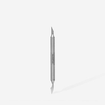 Hollow manicure pusher EXPERT 100 TYPE 1 (slant pusher + cleaner) image 1