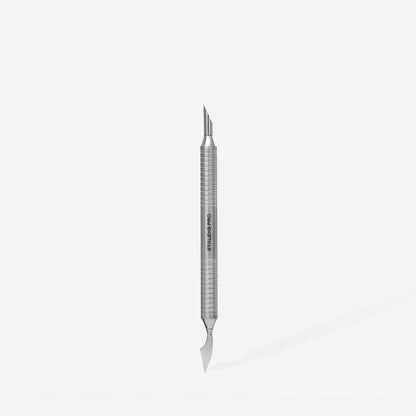 Hollow manicure pusher EXPERT 100 TYPE 1 (slant pusher + cleaner) image 1