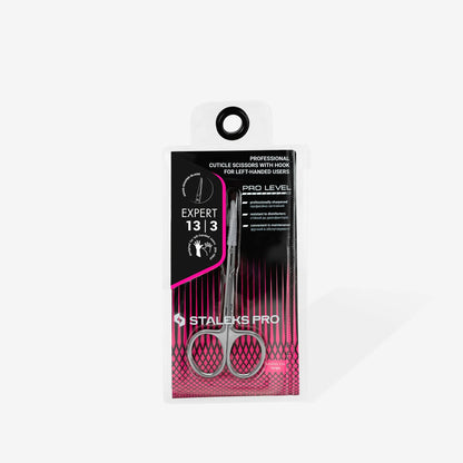 Professional cuticle scissors with hook for left-handed users EXPERT 13 TYPE 3 image 4