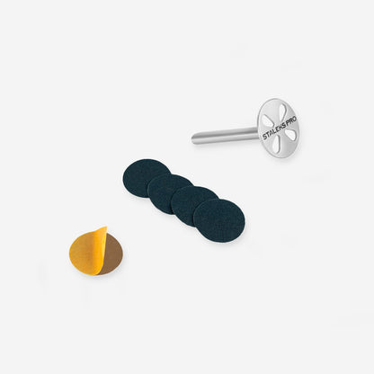 Pedicure disc PODODISC STALEKS PRO ХS and set of disposable file 180 grit 5 pc (10 mm) image 2