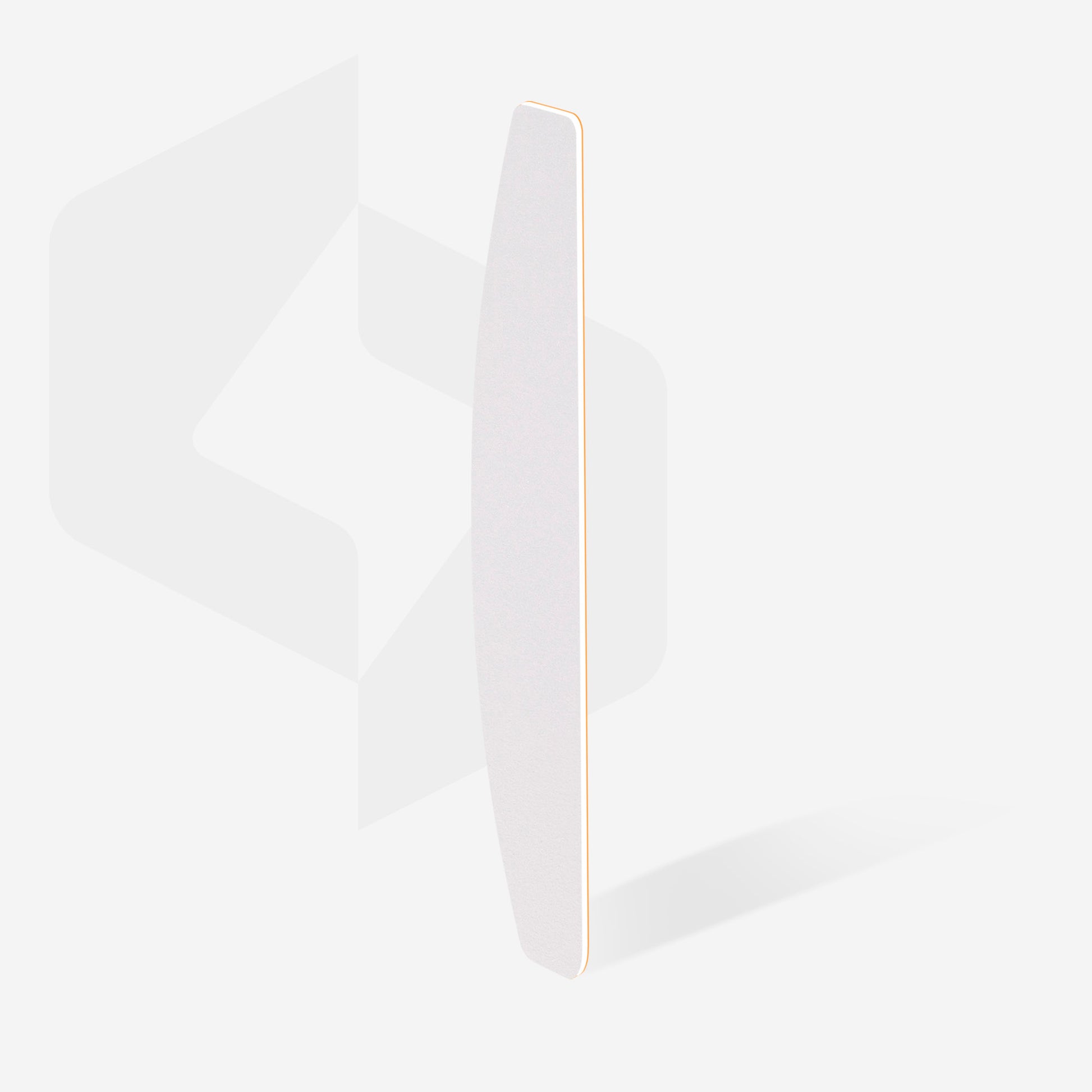 White disposable files for crescent nail file (soft base) Staleks Pro Expert 40, 240 grit (30 pcs) image 1