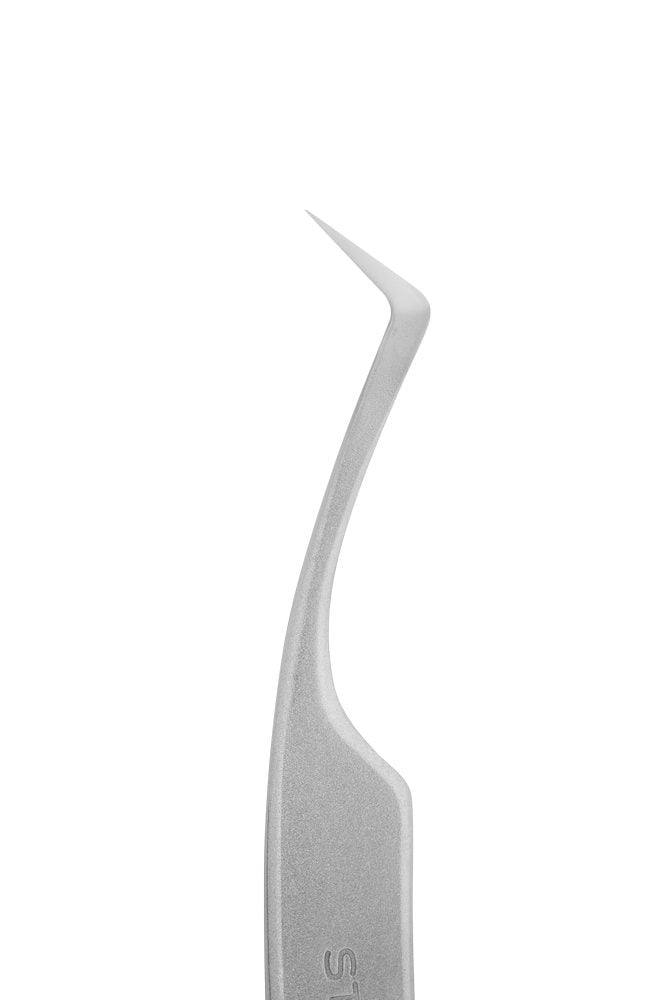 Professional eyelash tweezers EXPERT 41 TYPE 2 (L-shaped,40') image 2