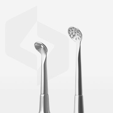 Beauty care double-ended spoon EXPERT 20 TYPE 2 (UNO and round with 19 holes) image 1