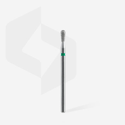 Diamond nail drill bit match green EXPERT head diameter 2,3 mm / working part 5 mm image 1