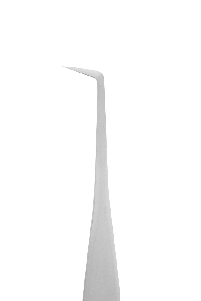 Professional eyelash tweezers EXPERT 40 TYPE 8 (curved tweezers for volume extension,85') image 2