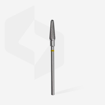 Carbide nail drill bit, “frustum” yellow, head diameter 4 mm / working part 13 mm image 1