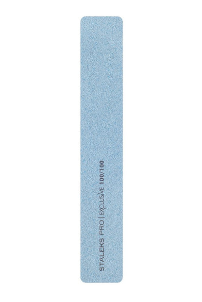 Mineral broad straight nail file EXCLUSIVE 100/100 grit image 0