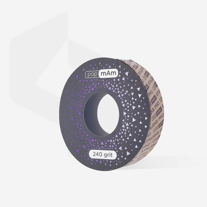 Refill roll for nail file papmAm EXCLUSIVE (without plastic case) STALEKS PRO 240 grit  (7meters) image 1